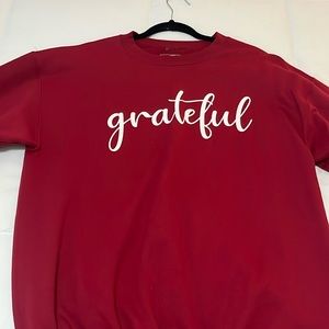 Fall Themed Sweatshirt Grateful
